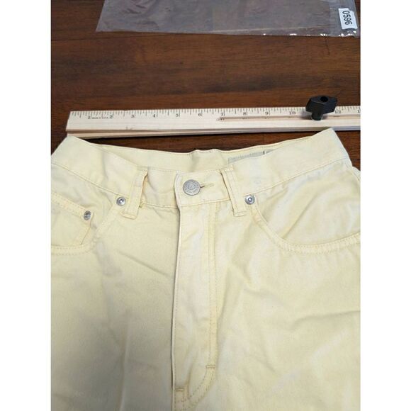 Eddie Bauer Women’s Canary Yellow Denim High Rise Jeans Women's Size 4 - Picture 6 of 7